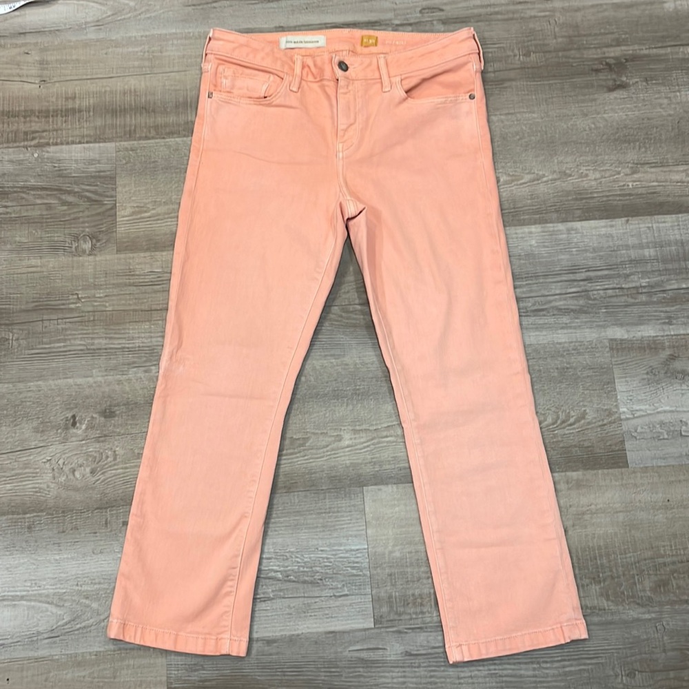 Pilcro and the Letterpress Stet Peach Denim, size 30 - Picture 2 of 5